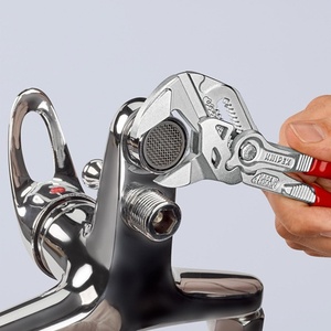 KNIPEX 180mm Chrome-Plated <b>Wrench</b> 40mm Clamping Width with Plastic Coating Durable KNIPEX Pliers - Product Image 3