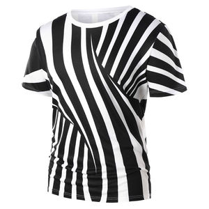 Dry Fit 100% poliéster sublimación espacios en blanco camiseta con logotipo personalizado impreso camiseta hombres camiseta lisa para hombres - Product Image 2