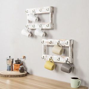 Uxury-Soporte de madera y metal para tazas de café, utensilios de cocina para el hogar, encimera de cocina de hotel, hecho en la India 2023 - Product Image 2