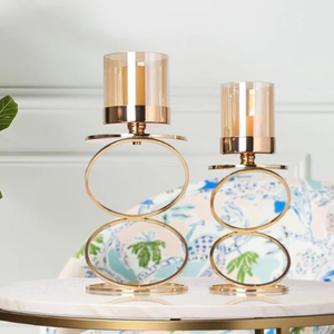 ผู้ค้าส่งแสงคริสต์มาสภายในHurricanesเสาโลหะเชิงเทียนตกแต่งงานแต่งงานบ้านห้องนั่งเล่น - Product Image 3