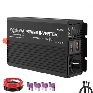 HOULI Inversor de Corriente de Frecuencia Mini de 3kw 3000w DC/AC, Transformador 12v 24V 220v, Onda Sinusoidal Pura 60hz 50hz para Energía Solar, Mejor Precio - Product Image 3