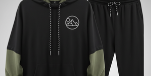 Ensemble jogging et sweat à capuche personnalisé pour homme |   Impression de logo personnalisé |   Motif uni |   100% Coton Antibactérien - Product Image 5