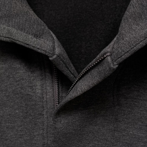 High Quality Customizable Unisex Winter Hoodie Fleece Breathable Waterproof Solid <b>Black</b> Medium Heather Grey Hooded <b>Sweatshirt</b> - Product Image 5