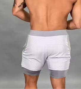 กางเกงขาสั้นกีฬาของผู้ชายแห้งเร็วระบายอากาศได้ดีกางเกงขาสั้นกีฬาสำหรับผู้ชายดีไซน์โลโก้ของคุณเอง - Product Image 3