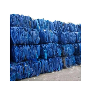 เศษขยะพลาสติกโพลีเอทิลีนความหนาแน่นสูงเศษดรัมสีฟ้า - Product Image 1