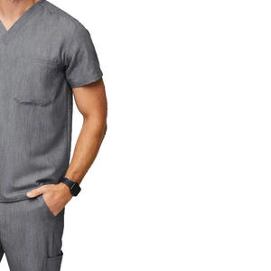De calidad superior de los hombres Hospital Enfermeras Scrubs de punto de poliéster disponible en todos los colores y tamaños fácil de usar al por mayor - Product Image 2