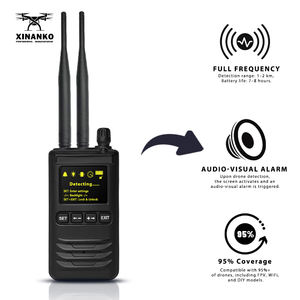 Ручной детектор дронов, полночастотный сканер, обнаружение БПЛА на больших расстояниях, низкий процент ложных оповещений, раннее предупреждение о вторжении - Product Image 1
