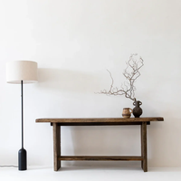 Table console en bois naturel récupéré artisanal de luxe, meubles pour la maison, hôtel, salon, décoration en marbre, chambre à coucher, fabriqué en Inde