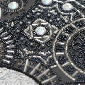 Handmade Luxury <b>Beaded</b> Charger for Dining Unique Holiday Decor; for Housewarming <b>Beaded</b> <b>Placemat</b> - Product Image 6