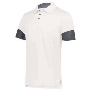 2025 polos t-shirts Chemise sur mesure avec impression de broderie de logo personnalisé Polo orange et gris à manches courtes 100% coton - Product Image 4