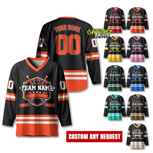 Maillot d'entraînement de hockey sur glace à séchage rapide et à manches longues au meilleur prix Logo de l'équipe personnalisable imprimé avec des vêtements de sport de qualité par sublimation - Product Image 4