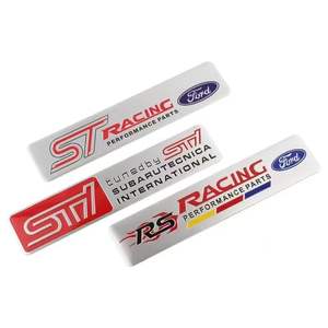 Prodotti di vendita calda in alluminio stampa di adesivi con Logo per la decorazione di auto <span class=keywords><strong>Subaru</strong></span> Wrc - Product Image 3