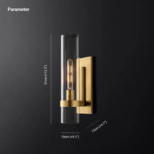 Amerikan yüksek kaliteli bakır duvar aplik klasik tarzı ev iç yatak odası başucu duvar lambası - Product Image 4