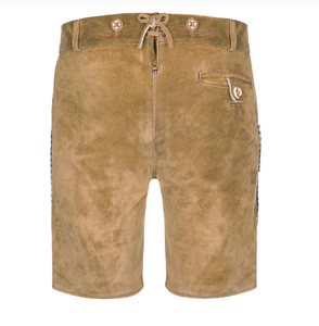 Lederhosen traditionnel Oktoberfest 2025 pour hommes Shorts en cuir pour hommes - Product Image 4