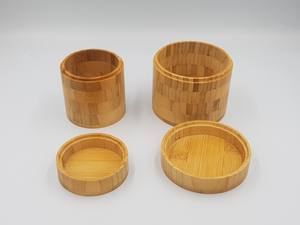 Frasco de bambú ecológico para cosméticos, crema, caja en T, joyería, el mejor precio, 100% - Product Image 5