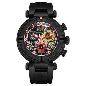 นาฬิกา Reef Tiger Luxury Quartz Chronograph สำหรับผู้ชาย สายสแตนเลสสตีล ขนาด 20 มม. หน้าปัดขนาดใหญ่ - Product Image 5