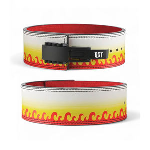 Ceinture d'haltérophilie en cuir de qualité supérieure Deadlifts Ceinture de dynamophilie Squats d'entraînement de gymnastique Support dorsal Ceinture à boucle à levier personnalisée - Product Image 3