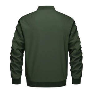 Blouson aviateur coupe-vent décontracté pour hommes, coupe-vent à fermeture éclair complète, manteau d'hiver chaud et rembourré, veste d'hiver MS-JS-0081 - Product Image 6