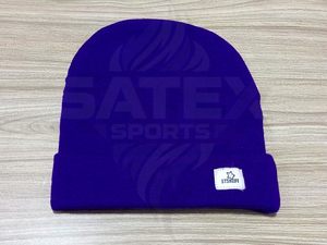 Gorro de invierno personalizado con bordado, unisex, de punto suave, acrílico, cálido, para venta al por mayor. - Product Image 5