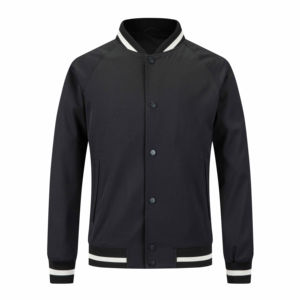 Chaqueta deportiva unisex transpirable de color sólido para hombre, chaqueta de béisbol de otoño e invierno para hombre - Product Image 3