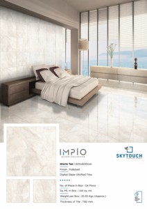 Azulejo de piso de porcelana pulida esmaltada homogénea para uso en interiores y exteriores-para cuartos de baño Exportador directo del fabricante - Product Image 2