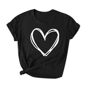 Vente en gros de t-shirts personnalisés pour femmes t-shirts graphiques en coton unisexe robes t-shirts surdimensionnées pour femmes - Product Image 4