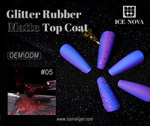 Capa superior mate de goma brillante no tóxica con brillo de 20 colores Sin toallita Anti-amarillo Fuerte adherencia Cómodo tacto personalizado OEM - Product Image 6