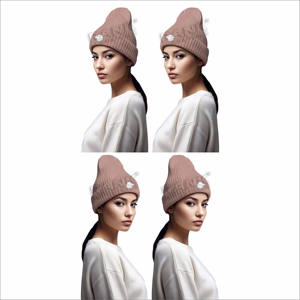 หมวกบีนนี่ผู้หญิงดีไซน์ใหม่ปี 2025 ราคาขายส่ง หมวกบีนนี่ผู้หญิงลาย jacquard คุณภาพดีเยี่ยม หมวกบีนนี่ผู้หญิงน้ำหนักเบา - Product Image 6