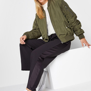 Most Popular Products Custom Satin <b>Jacket</b> For Women Top Trending High Quality Satin Varsity <b>Jacket</b> with Custom Logo - Product Image 4