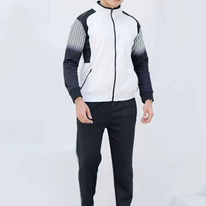 Conjunto Deportivo de Felpa de Algodón para Hombre, Sudadera con Capucha y Cremallera, Producto de Fábrica al por Mayor con su Propio Logotipo - Product Image 1