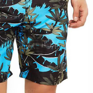 Pantalones cortos de algodón de verano de lujo para hombre, patrón bordado y cierre de cordón, ajuste clásico y estirable, hecho en Pakistán - Product Image 2