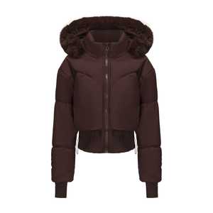 เสื้อแจ็กเก็ตปลาปักเป้าสำหรับผู้หญิงเสื้อครอปแจ็คเก็ตสไตล์มาใหม่ล่าสุด - Product Image 3