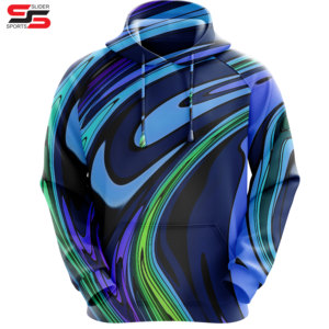 Sudadera con capucha de anime Sudaderas con capucha de sublimación de alta calidad Poliéster Fleece Tie Dye Hoodie - Product Image 3