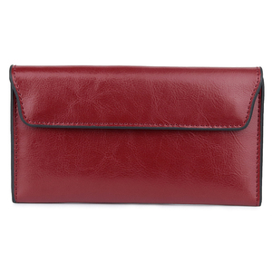 Carteras largas al por mayor de fábrica para mujer, cartera de mano de cuero genuino 2025 a la moda para mujer - Product Image 4