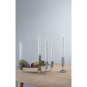 Superbe bougeoir en aluminium de style ancien avec des détails exquis et une ferronnerie artisanale artistique pour un décor élégant - Product Image 5