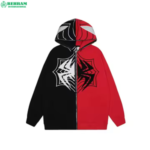 Latest Design Unisex Fleece Full Zip Hoodie Streetwear Heavyweight Cotton Breathable Quick Dry Winter hoodie - Product Image 4