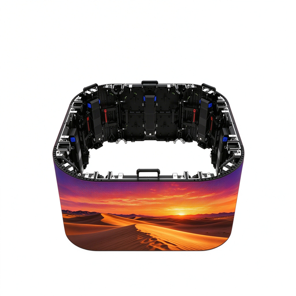 P2 P3 Outdoor Bendable LED Video Wall Soft Curved LED Panel Custom Arc ...