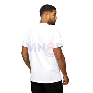 Alta calidad 240 GSM Drop Shoulder Heavyweight T Shirt Luxury Blank Heavy Cotton Custom Streetwear Camiseta de gran tamaño Hombre - Product Image 1