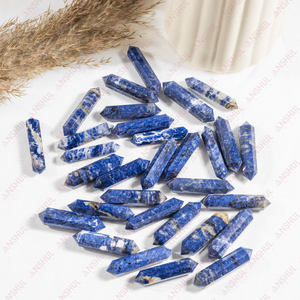 Venta al por Mayor de Puntas de Sodalita con Doble Terminación para Decoración y Regalos - Product Image 3