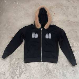 Vente en gros SMITHY SPORTS Sweat à capuche en fausse fourrure personnalisé lourd et délavé pour hommes Streetwear Veste en coton surdimensionnée à carreaux - Product Image 3