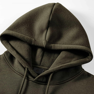 High Quality <b>Thick</b> <b>Fleece</b> Men's Hoodies Custom Logo Embroidered Streetwear Plus Size Blank Plain Sweatshirts with High Print - Product Image 3