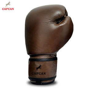 Guantes de Boxeo de Entrenamiento de Cuero, Acolchado de Control de Impactos, Superficie Duradera, Forro Suave, Correa de Muñeca con Cierre de Velcro Seguro, Absorción de Humedad - Product Image 5