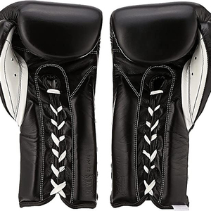Nouveauté Gants de boxe en cuir de haute qualité Vente entière d'usine Logo personnalisé Design à la mode Toutes les couleurs Technique lavée - Product Image 6