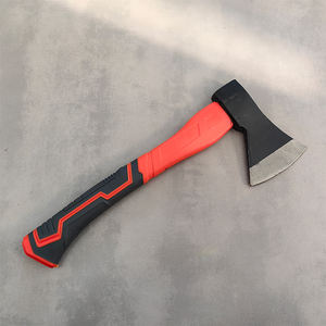 Hacha de fábrica de cubiertos OEM ODM personalizada al por mayor, hacha profesional de Damasco forjada a mano, hacha de acero de alto carbono o mango de plástico - Product Image 6