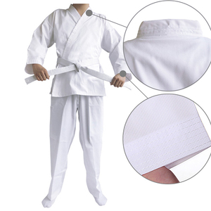 Venta al por mayor de fábrica logotipo personalizado artes marciales Judo BJJ Gi Kimono Jiu Jitsu Karate traje WTF Taekwondo ITF uniforme ropa de artes marciales - Product Image 4