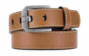 Correa de cintura para vestido de hombre marrón claro de alta calidad, cinturón de cuero de vaca genuino hecho a mano, hebilla de acero, tendencia personalizada Pakistán - Product Image 3