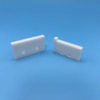 Lame de découpe en céramique de zircone personnalisée, haute précision, composants industriels avec services de soudage et de pliage
