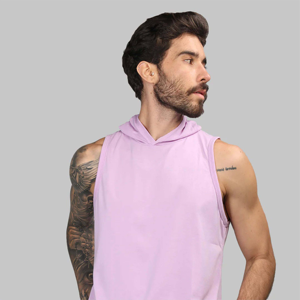 Débardeur de sport pour homme - Tissu tricoté - Écologique - Léger et respirant - Pour le fitness, les sports et les vêtements décontractés - Product Image 1