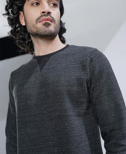 Sudadera Personalizada 100% Algodón al por Mayor, Sudadera de Cuello Redondo de Manga Larga, Logotipo Personalizado, Sudadera OEM para Hombre - Product Image 3