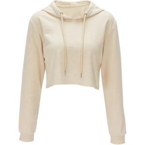 Gran oferta otoño 2025 ropa de mujer deporte Casual mujer Crop Top sudaderas con capucha hechas con tela de algodón 100% - Product Image 6